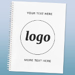 Agenda Texto de logotipo simple Promoción empresarial<br><div class="desc">Diseño de logotipo simple y texto personalizado para fomentar la lealtad a la marca y promocionar su pequeña empresa. Reemplace el logotipo con el suyo, y cambie o elimine el texto superior e inferior en la parte frontal para personalizar. Perfecto para usar en su negocio, con fines promocionales y para...</div>
