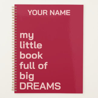 AGENDA TEXTO DE NOMBRE PERSONALIZADO SIMPLE DIARIO ELEGAN