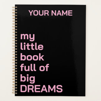 AGENDA TEXTO DE NOMBRE PERSONALIZADO SIMPLE DIARIO ELEGAN