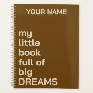 AGENDA TEXTO DE NOMBRE PERSONALIZADO SIMPLE DIARIO ELEGAN