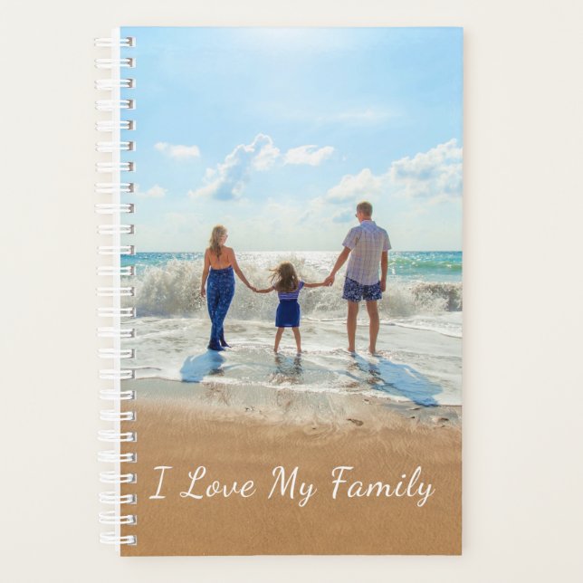 Agenda Texto de planificación fotográfica de tu familia - (Anverso)