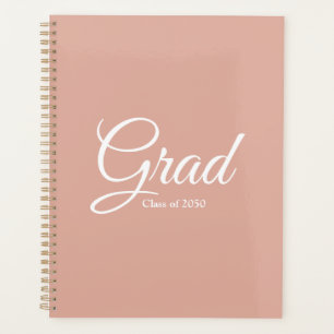 Agenda Texto del guión del personalizado rosa polvoriento