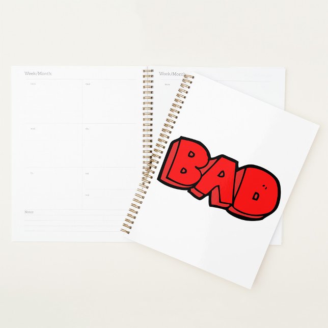 Agenda Texto negrita rojo de estilo de graffiti malo (Subido por el creador)