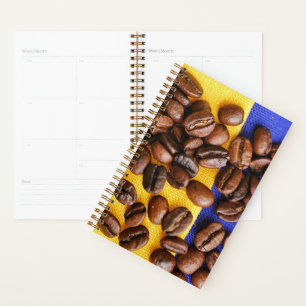 Agenda Textura de los granos de abeja de café funky