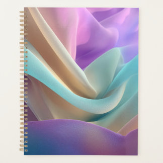 Agenda Textura de tela abstracta en tonos pastel