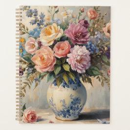 Agenda Textura Floral Soñadora – Estilo de Flor Suave