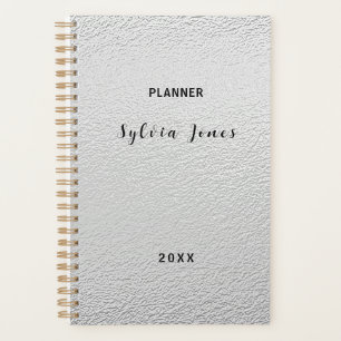 Agenda Textura plateada