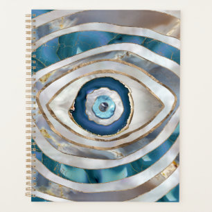 Agenda Texturas minerales y oro del ojo del mal