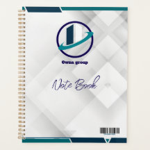 Thank you & Logo & Text personalize Planner