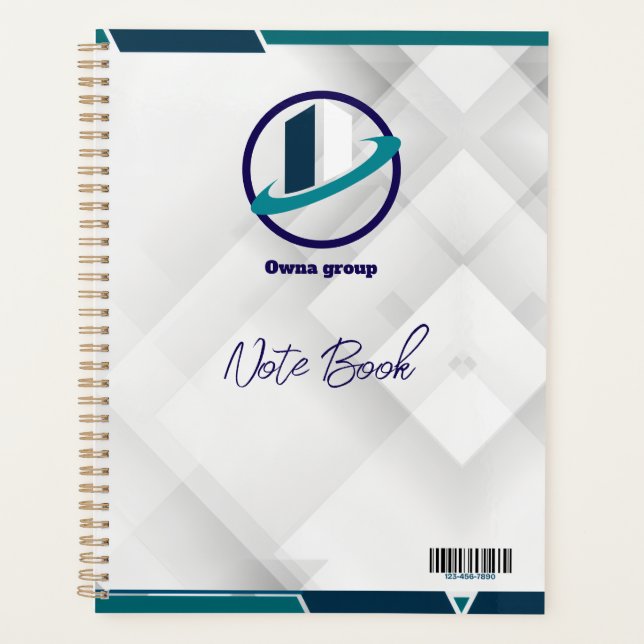 Agenda Thank you & Logo & Text personalize Planner (Anverso)