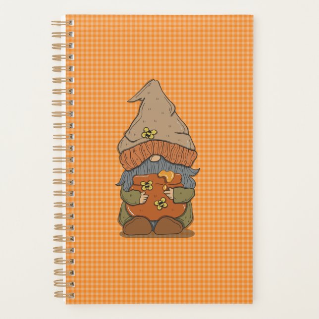 Agenda Thanksgiving Gnome Holding a Honey (Anverso)