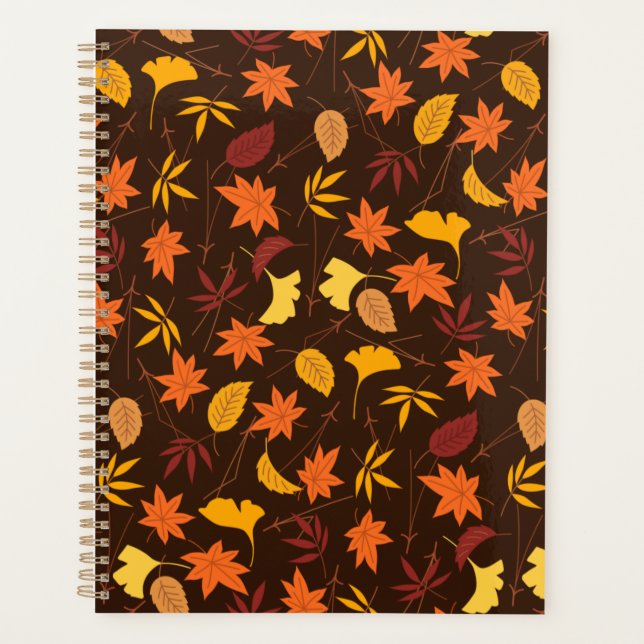 Agenda Thanksgiving Maple Fall Pattern (Anverso)