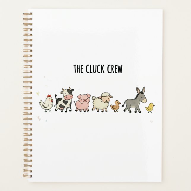 Agenda "The Cluck Crew" (Anverso)