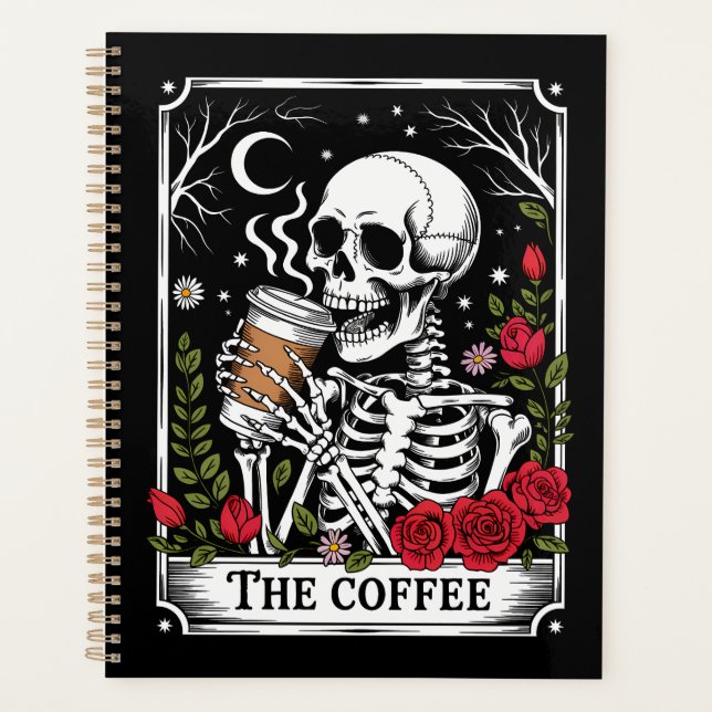 Agenda The Coffee Witchy Vibes Tote Bag – Magical Goth  (Anverso)
