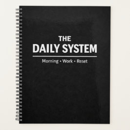 Agenda The Daily System Planner Morning Work Reset