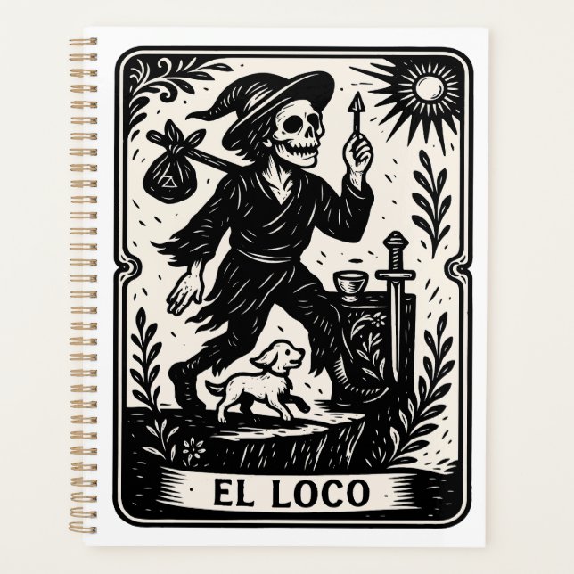 Agenda The Fool Tarot Card Art Print (Anverso)