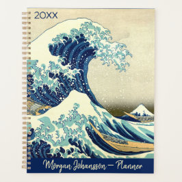 Agenda The Great Wave – Katsushika Hokusai – Custom Text 