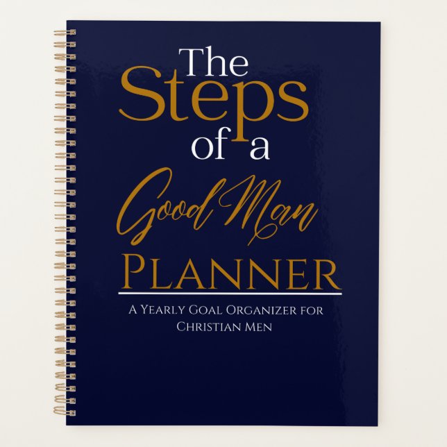 Agenda The Steps of a Good Man Planner (Anverso)