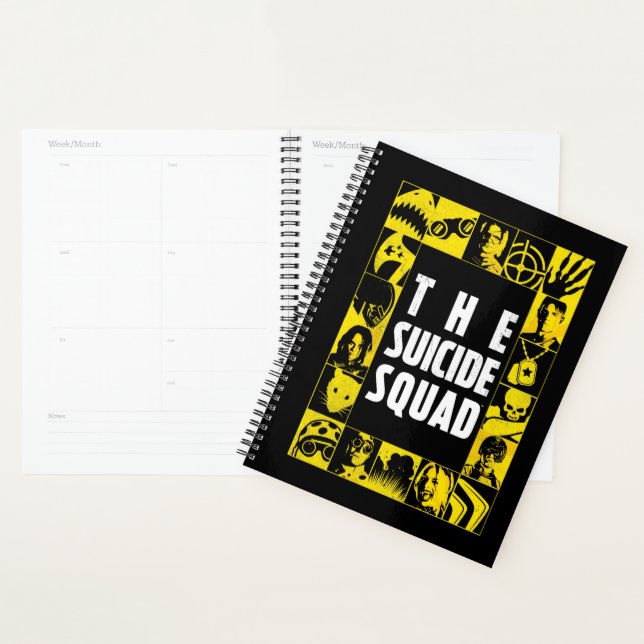 Agenda The Suicide Squad | Yellow & Black Icon Blocks (Demostración)