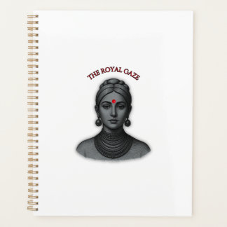 Agenda Thee Royal Gaze - Indian Queen Line Art