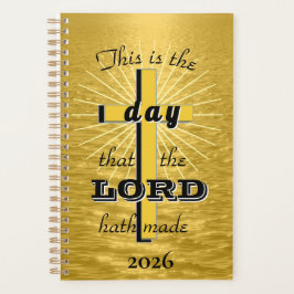 Agenda This is the day Gold, 2026 Christian Planner