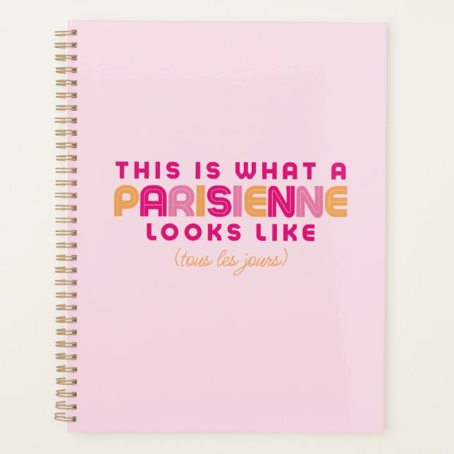 Agenda This is What a Parisienne Looks Like (Anverso)