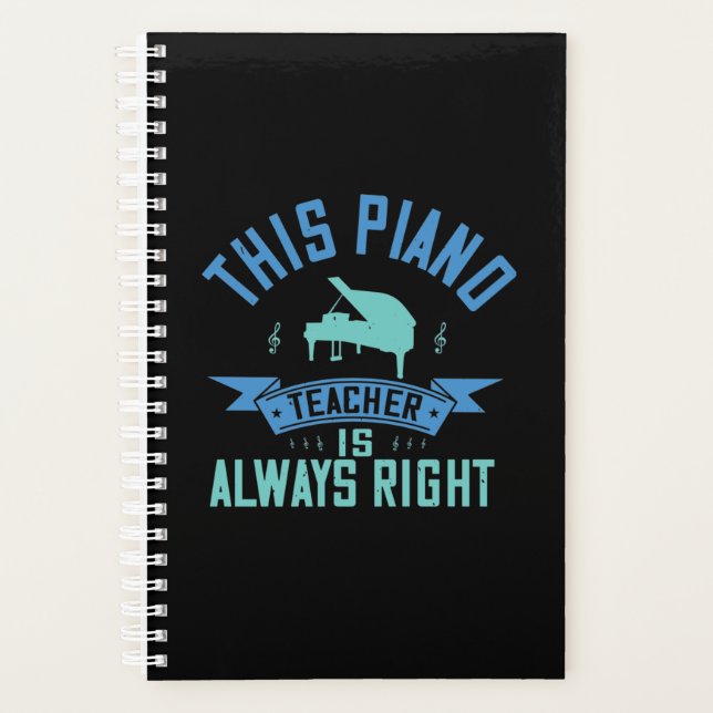Agenda This Piano Teacher Is Always Right (Anverso)