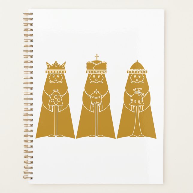 Agenda Three Wise Men Modern Nativity Kings (Anverso)