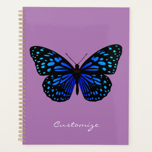 Agenda Thunder_Cove de mariposa azul (Anverso)