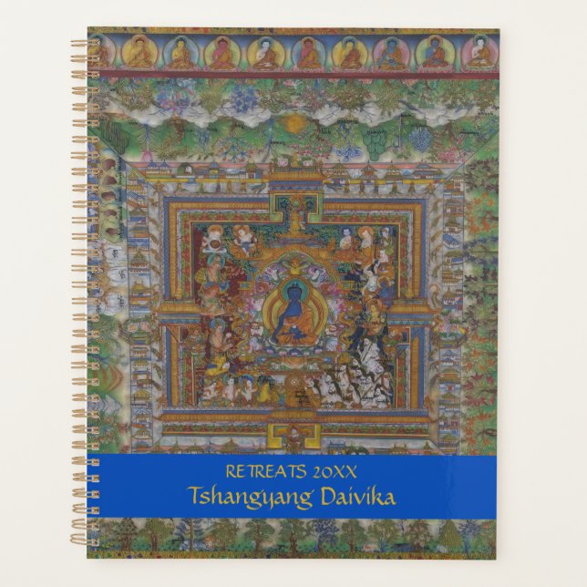 Agenda Tibetan Buddhism Blue Medicine Buddha (Anverso)