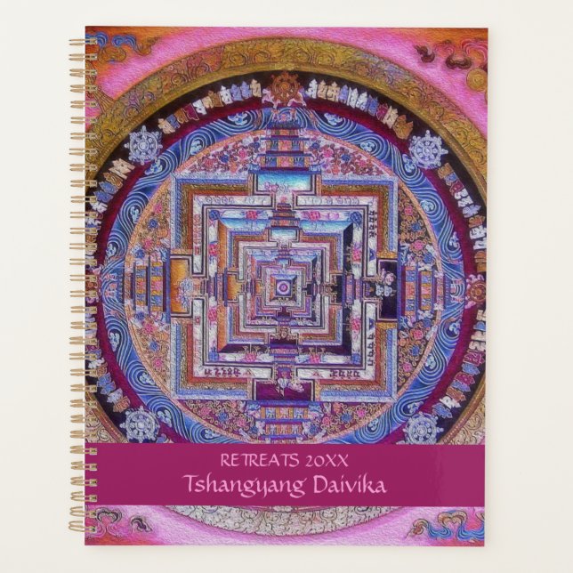 Agenda Tibetan Buddhism Kalachakra Sera - Mandala  (Anverso)