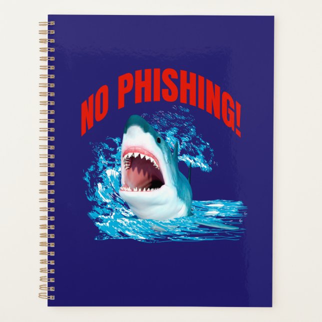 Agenda Tiburón Divertido Sin Phishing (Anverso)