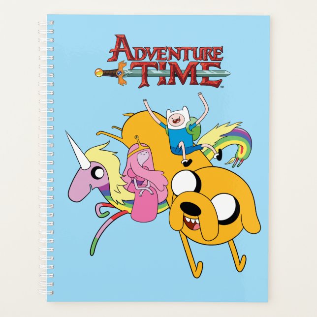 Agenda Tiempo de aventura | Dama, Bubblegum, Finn y Jake (Anverso)