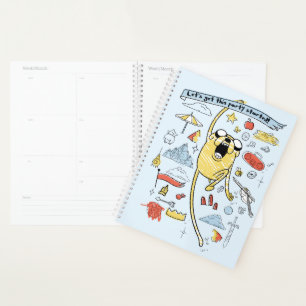 Agenda Tiempo de aventura Jake Sketch, "Fiesta"