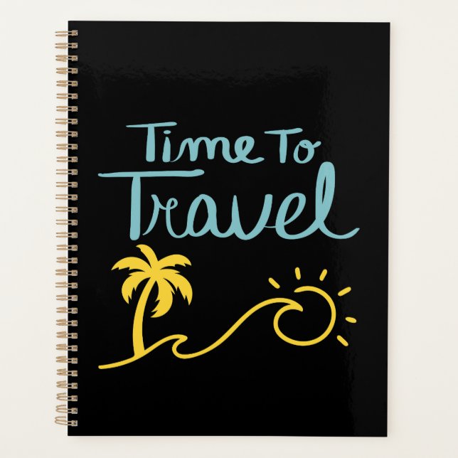 Agenda Tiempo De Viajar A La Playa (Anverso)