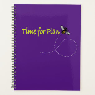 Agenda Tiempo para Plan Bee Purple BG