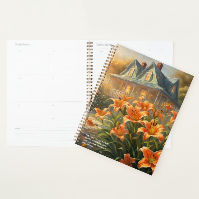 Agenda Tiger Lily Calendar (Demostración)