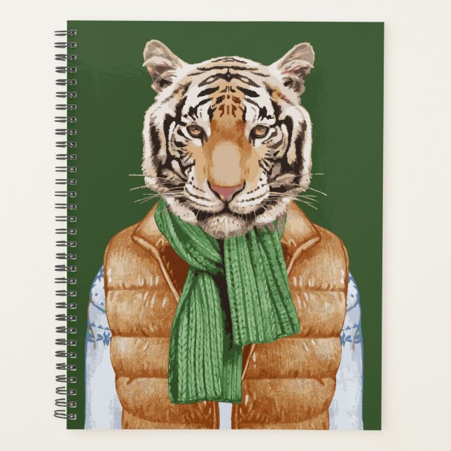 Agenda Tigre de chaleco inferior (Anverso)