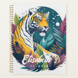 Agenda Tigre de jungla acuarela