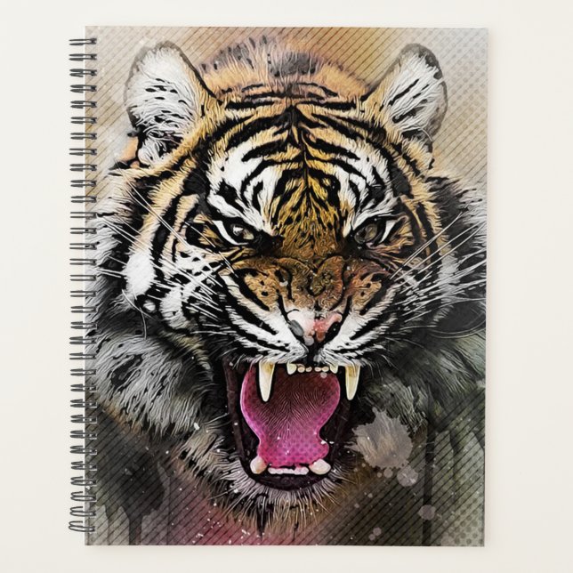 Agenda Tigre ruidoso (Anverso)