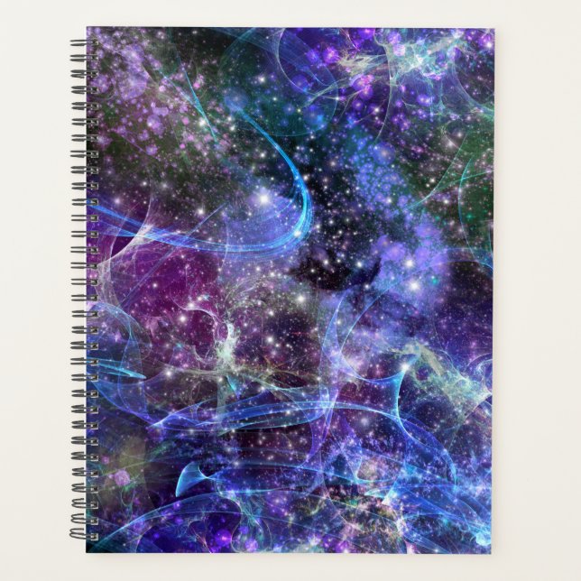 Agenda till the end of time, galactic space scape : (Anverso)