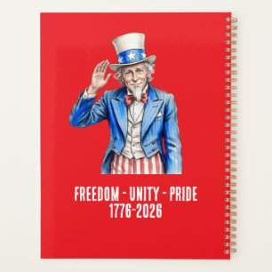 Agenda Tío Sam Feliz 4 de Julio Patriótico