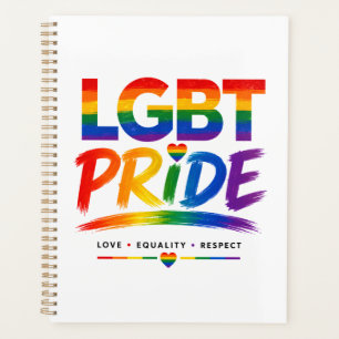 Agenda Tipografía Arcoíris Orgullo LGBT