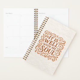 Agenda Tipografía de «Está bien con mi alma»