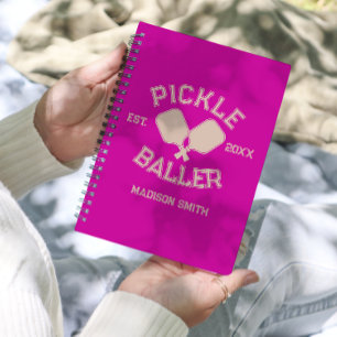 Agenda Tipografía de la Colegiatura de Pickleball Pickle 