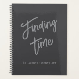 Agenda Tipografía de letra negrita gris personalizada