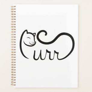 Agenda Tipografía Purr NEGRO
