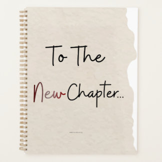 Agenda To The New Chapter Planner Cover