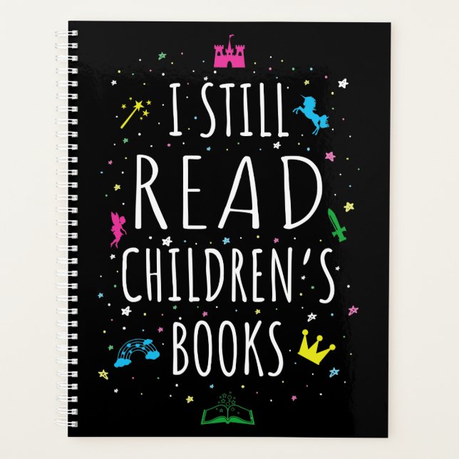 Agenda Todavía leo libros para niños (Anverso)