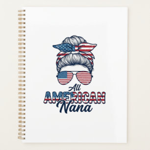 Agenda Todo diseño vectorial de Nana Patriótica Americana